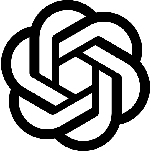 OpenAI Logo PNG (Black)